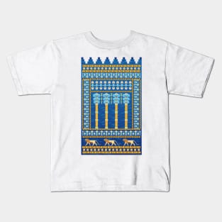 Ishtar Gate pattren Kids T-Shirt
